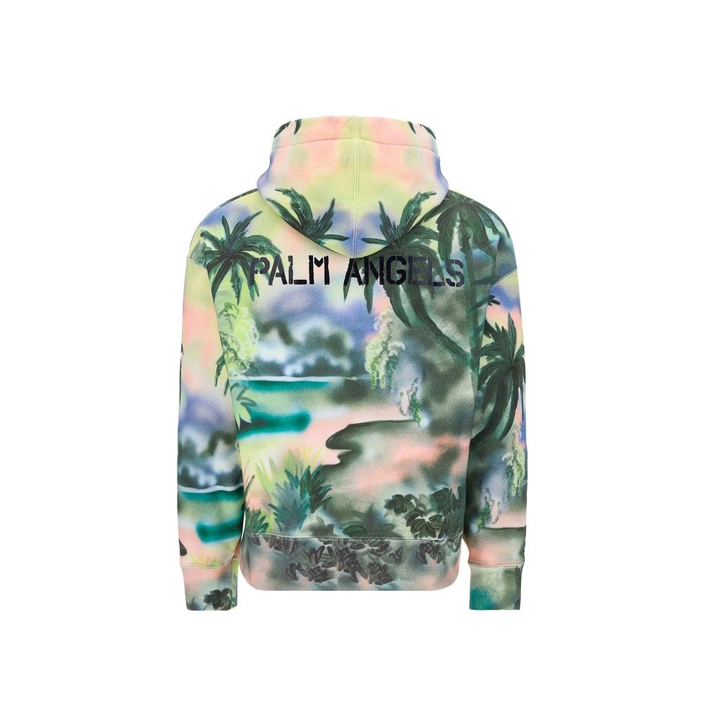 Palm Angels Cotton Hooded Sweatshirt Palm Angels