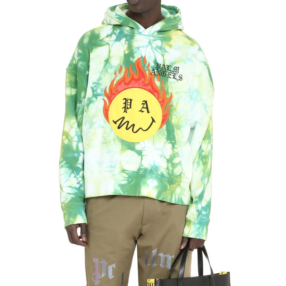 Palm Angels Hoodie Patch Sweatshirt Palm Angels