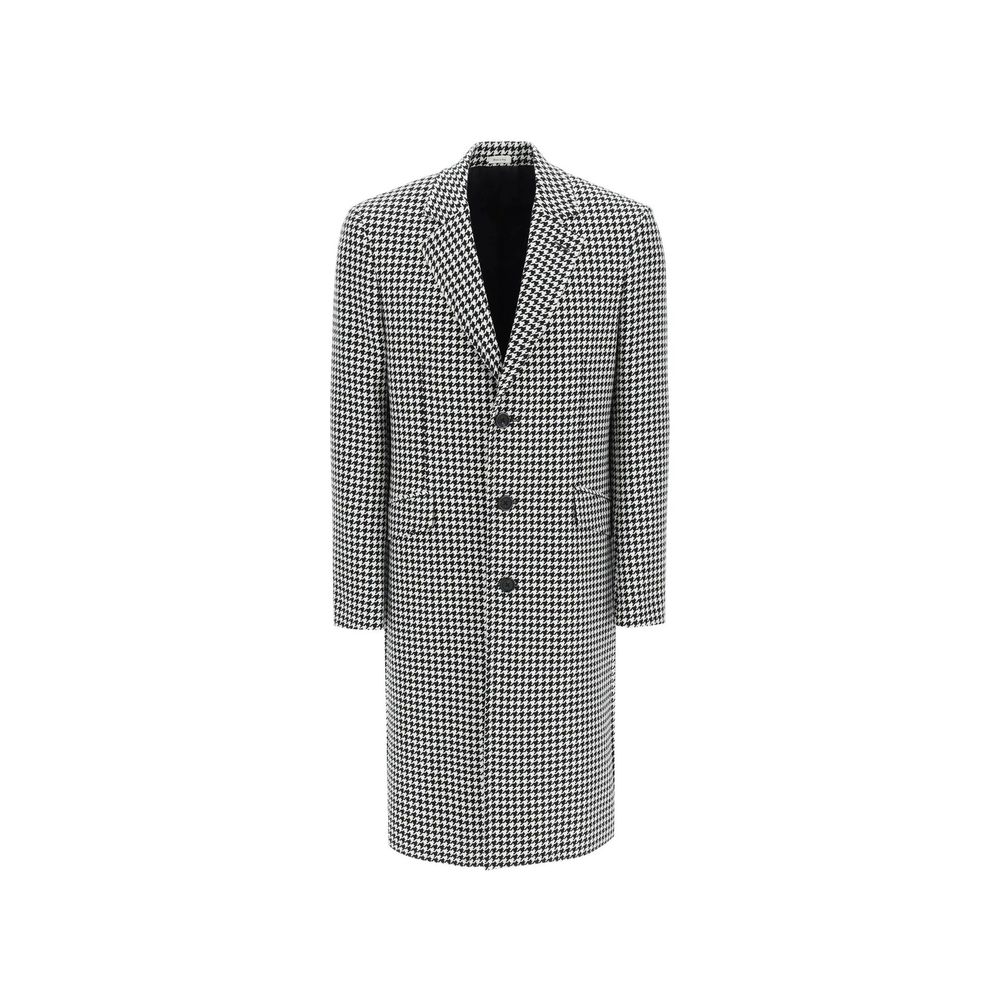 Alexander McQueen Pied-De-Poule Wool Coat Alexander McQueen