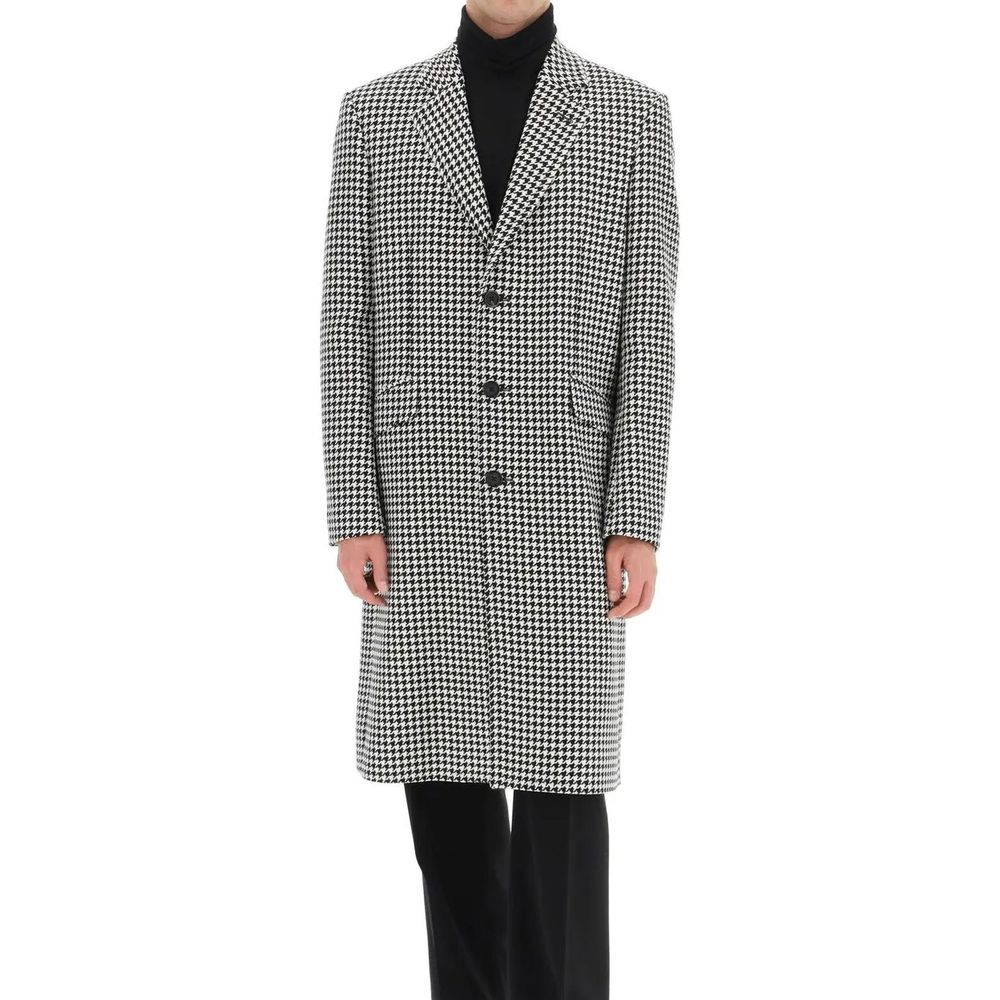 Alexander McQueen Pied-De-Poule Wool Coat Alexander McQueen