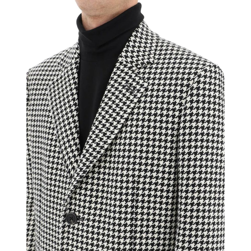 Alexander McQueen Pied-De-Poule Wool Coat Alexander McQueen
