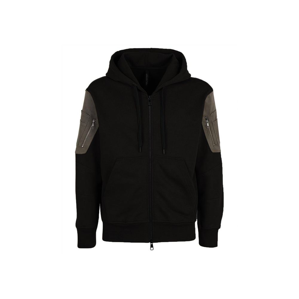 Neil Barrett Cotton Logo Hooded Sweatshirt Neil Barrett