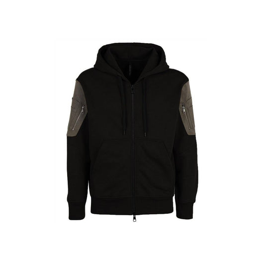 Neil Barrett Cotton Logo Hooded Sweatshirt Neil Barrett