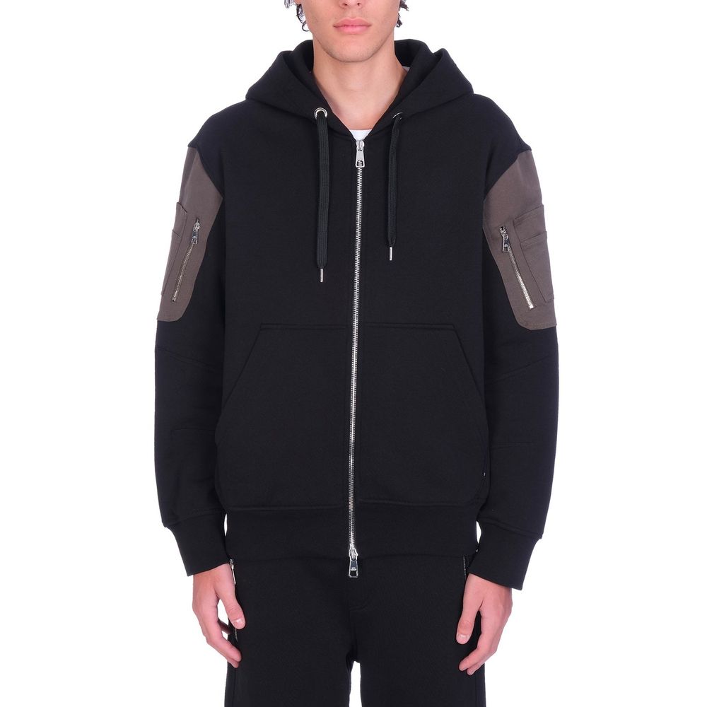 Neil Barrett Cotton Logo Hooded Sweatshirt Neil Barrett