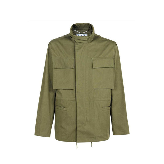 Off-White Arrow Field Cotton Jacket Off-White