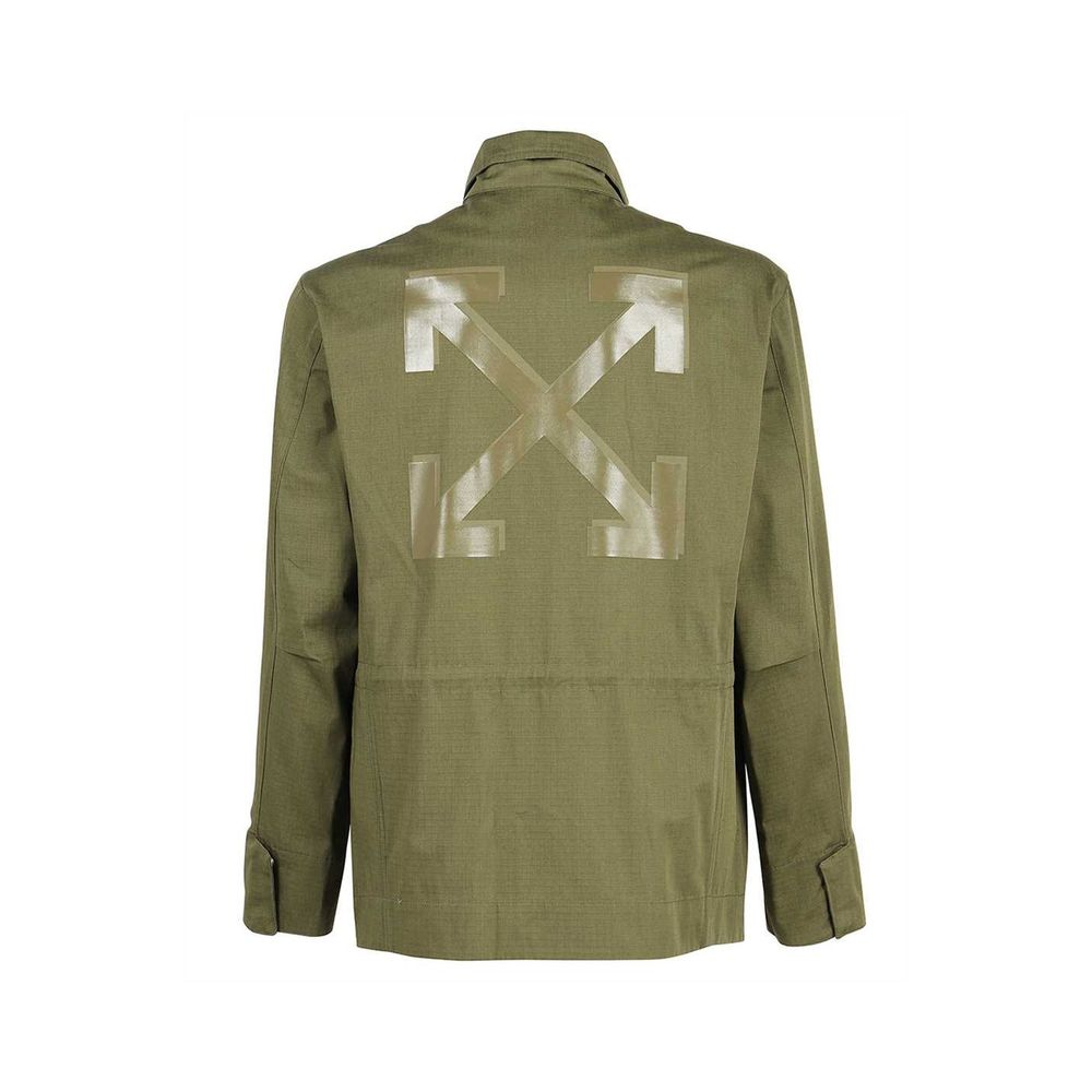 Off-White Arrow Field Cotton Jacket Off-White