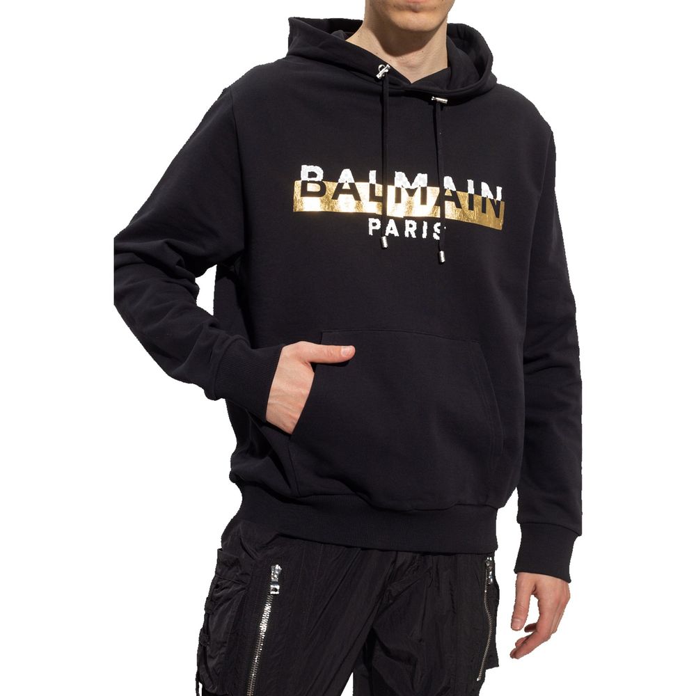 Balmain Logo Hooded Sweatshirt Balmain