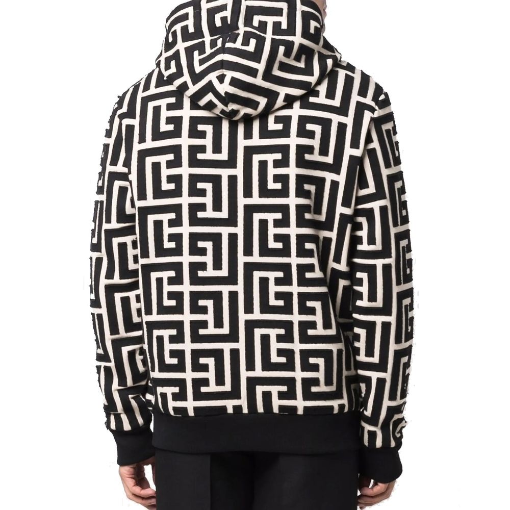 Balmain Monogrammed Hooded Sweatshirt Balmain