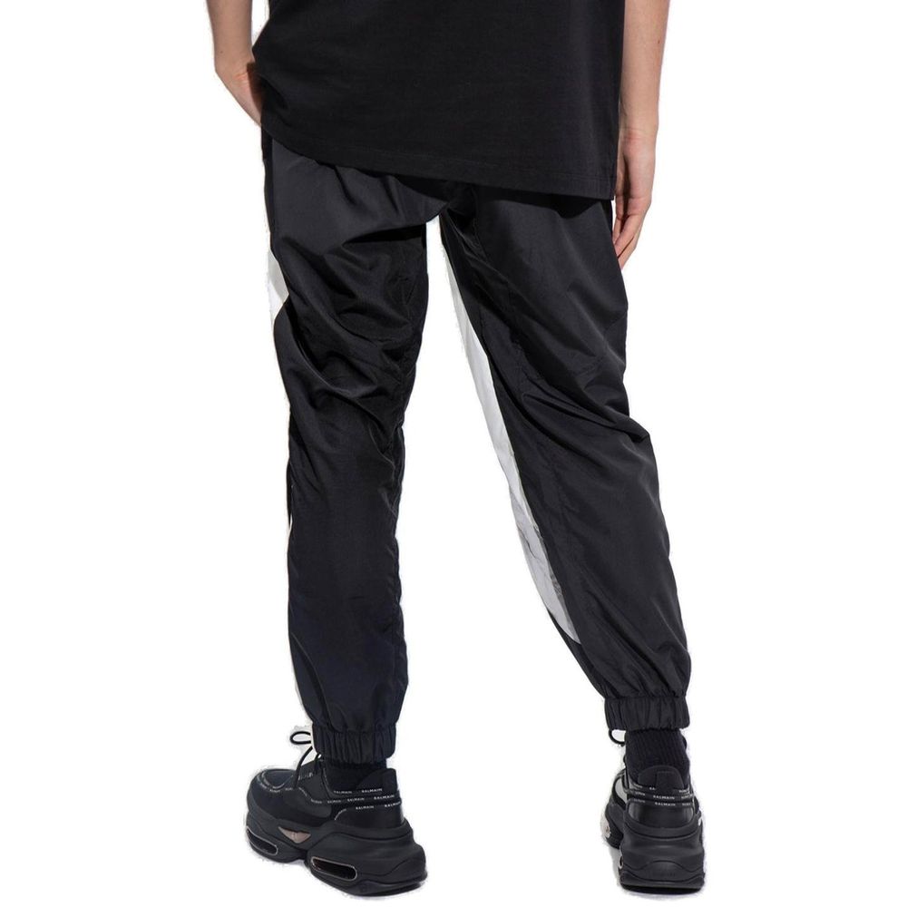 Balmain Black Polyester Joggers Workout Pants