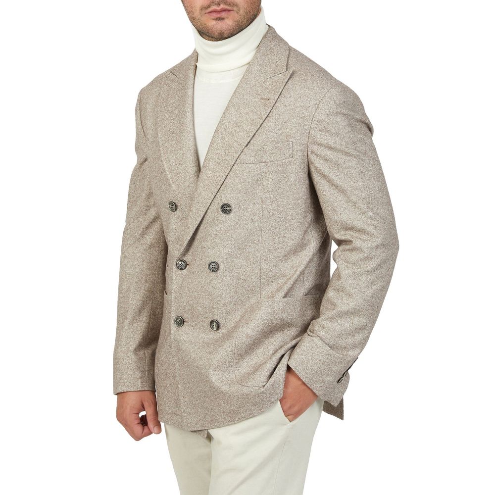 Brunello Cucinelli Double-Breasted Wool Jacket Brunello Cucinelli