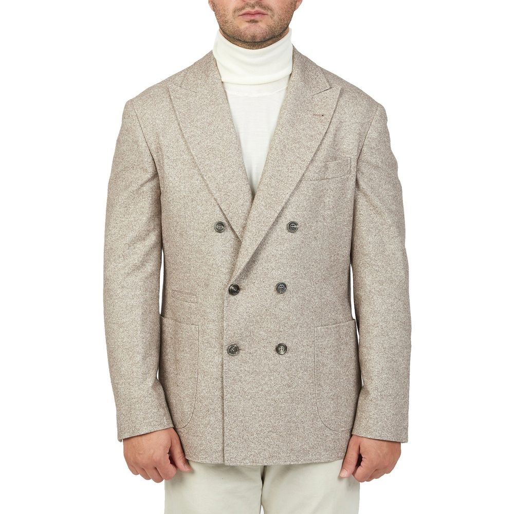 Brunello Cucinelli Double-Breasted Wool Jacket Brunello Cucinelli