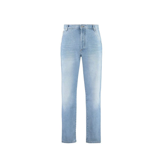 Balmain Cropped Straight Jeans Balmain
