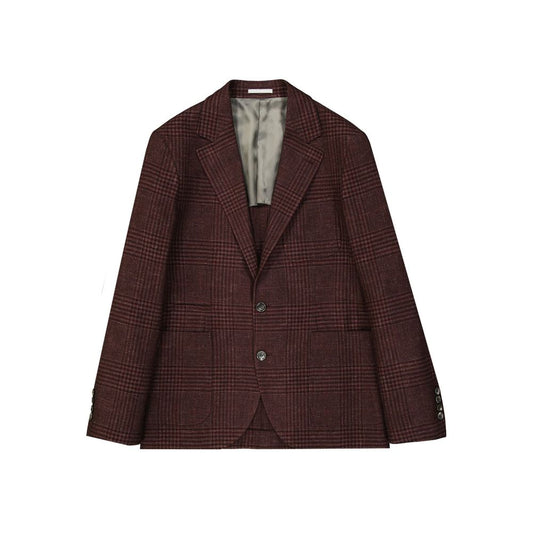 Brunello Cucinelli Tartan Wool Jacket Brunello Cucinelli