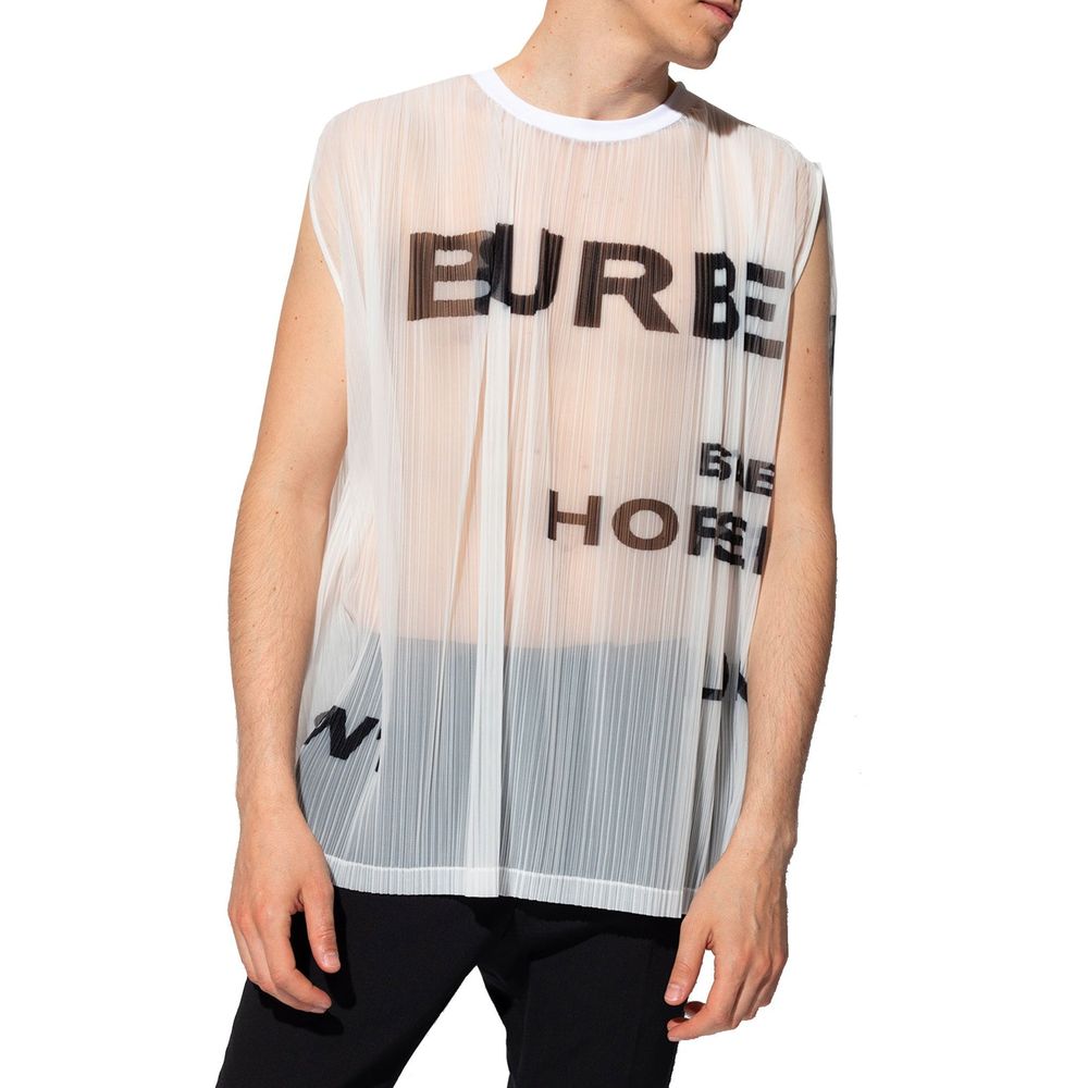 Burberry Horseferry Print Mesh Tank Top Burberry