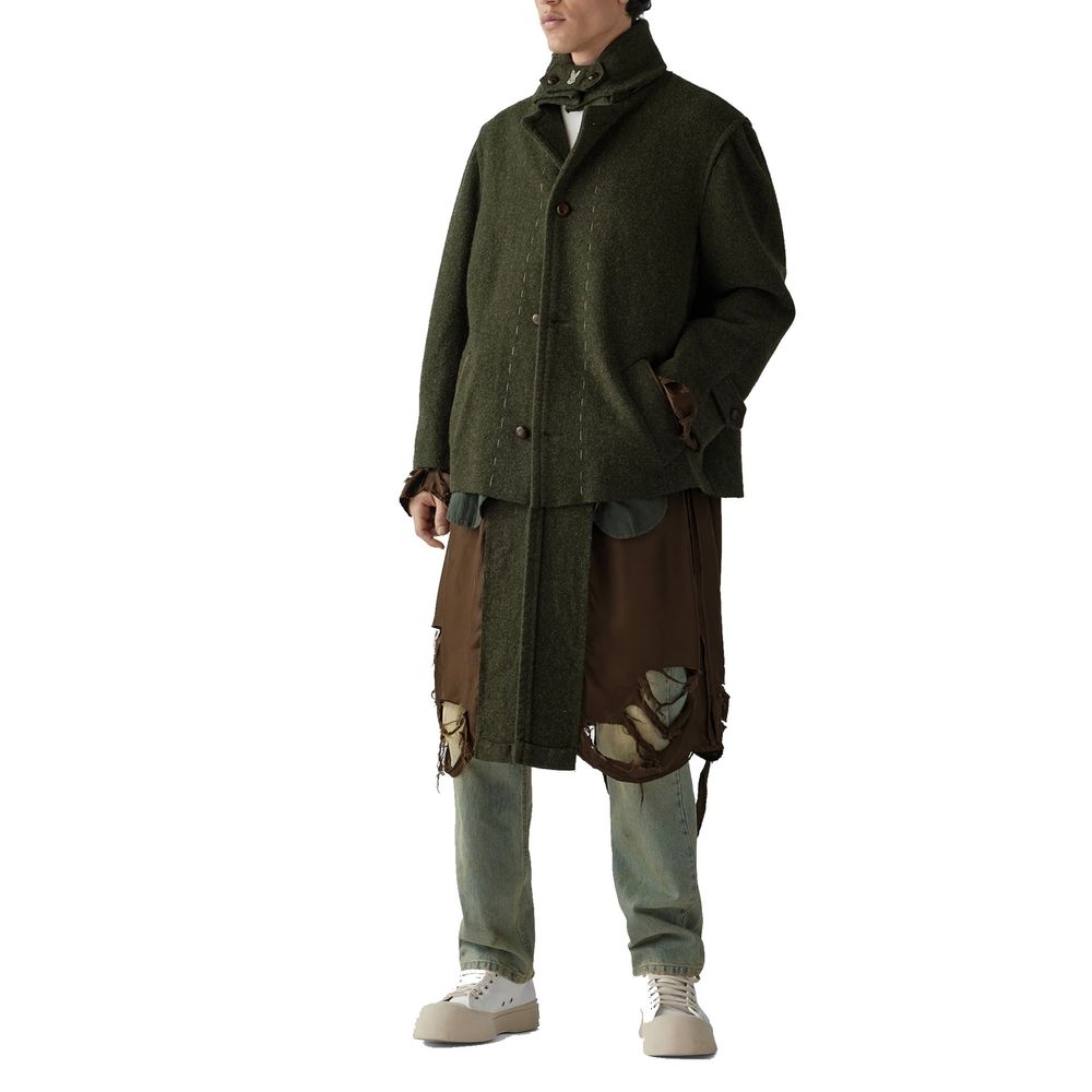 Maison Margiela Destroyed-Look Coat Maison Margiela