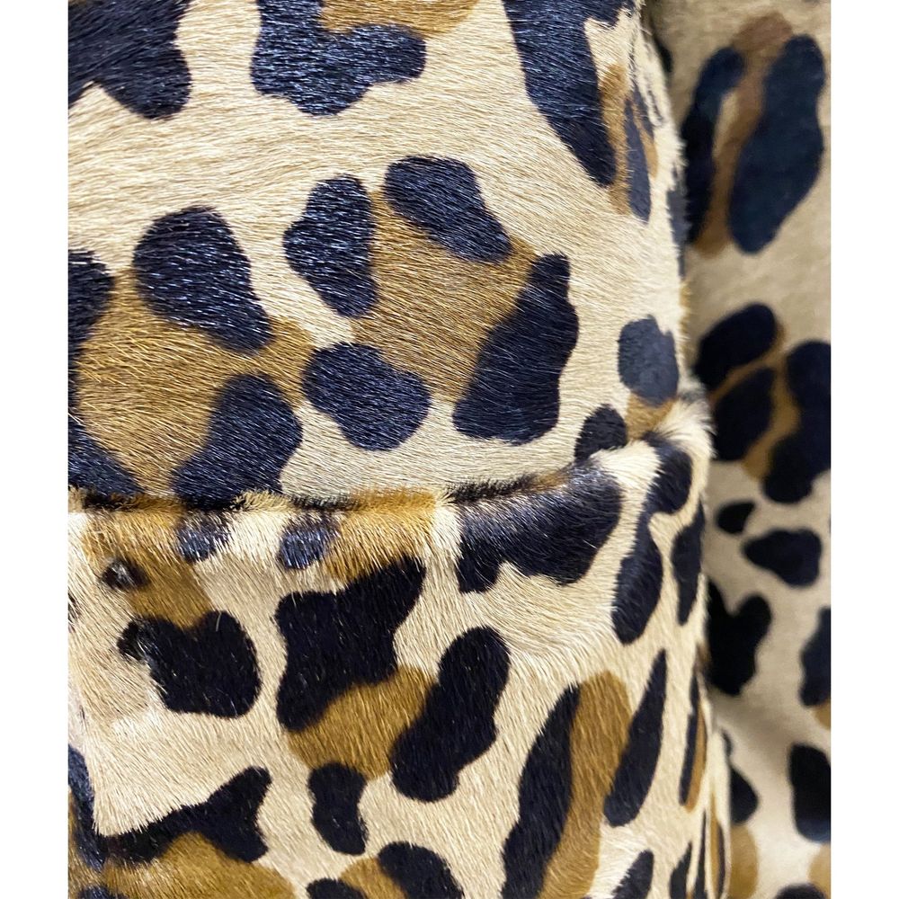 Dsquared² Leopard Calf Hair Cropped Jacket Dsquared²