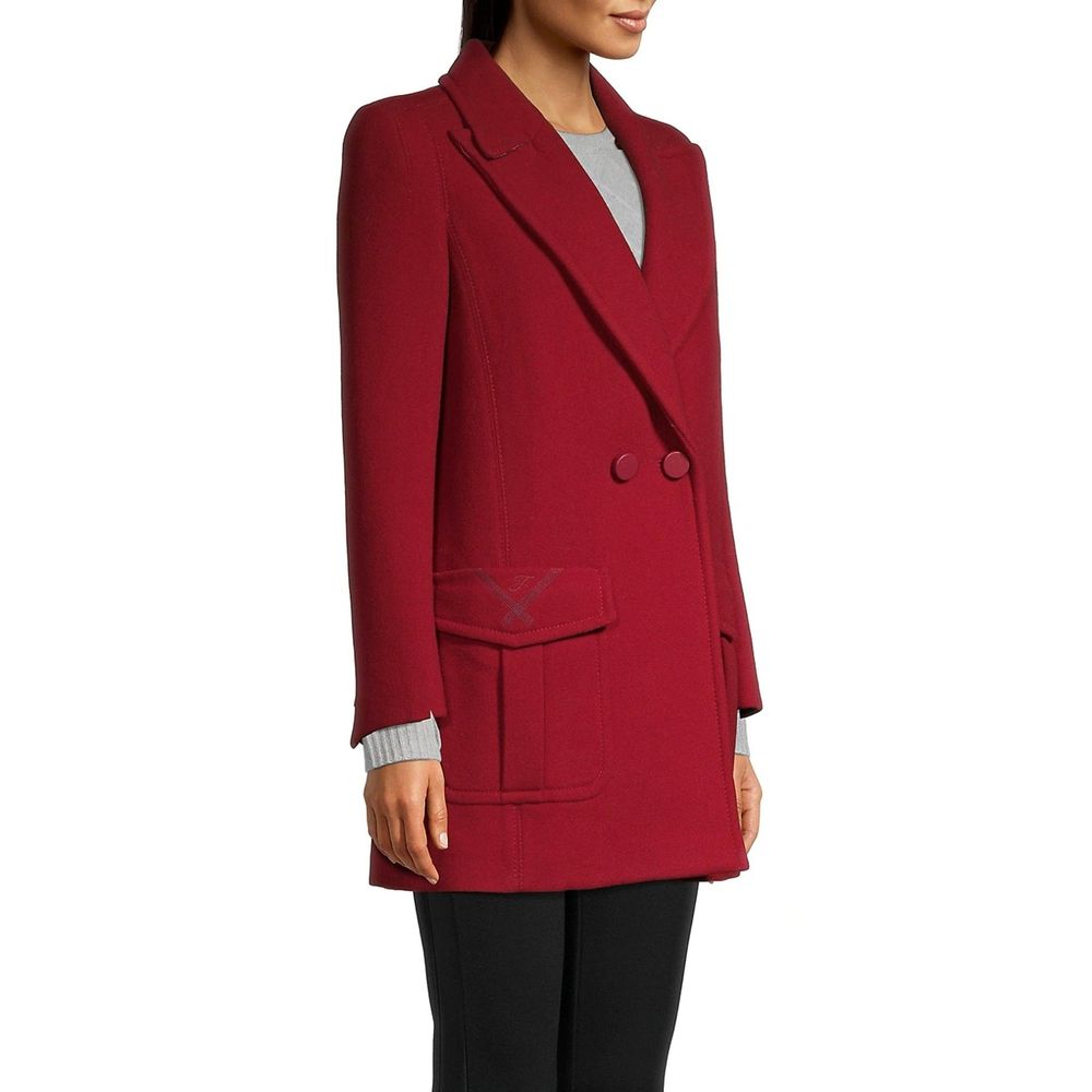 Fendi Fur Collar Wool Coat Fendi