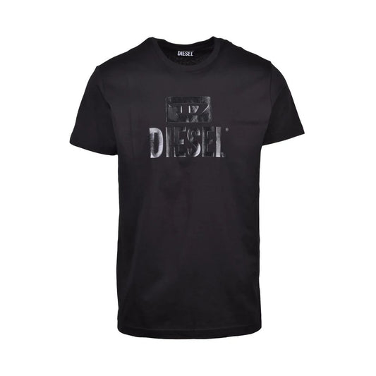 Diesel Black Cotton T-Shirt Diesel