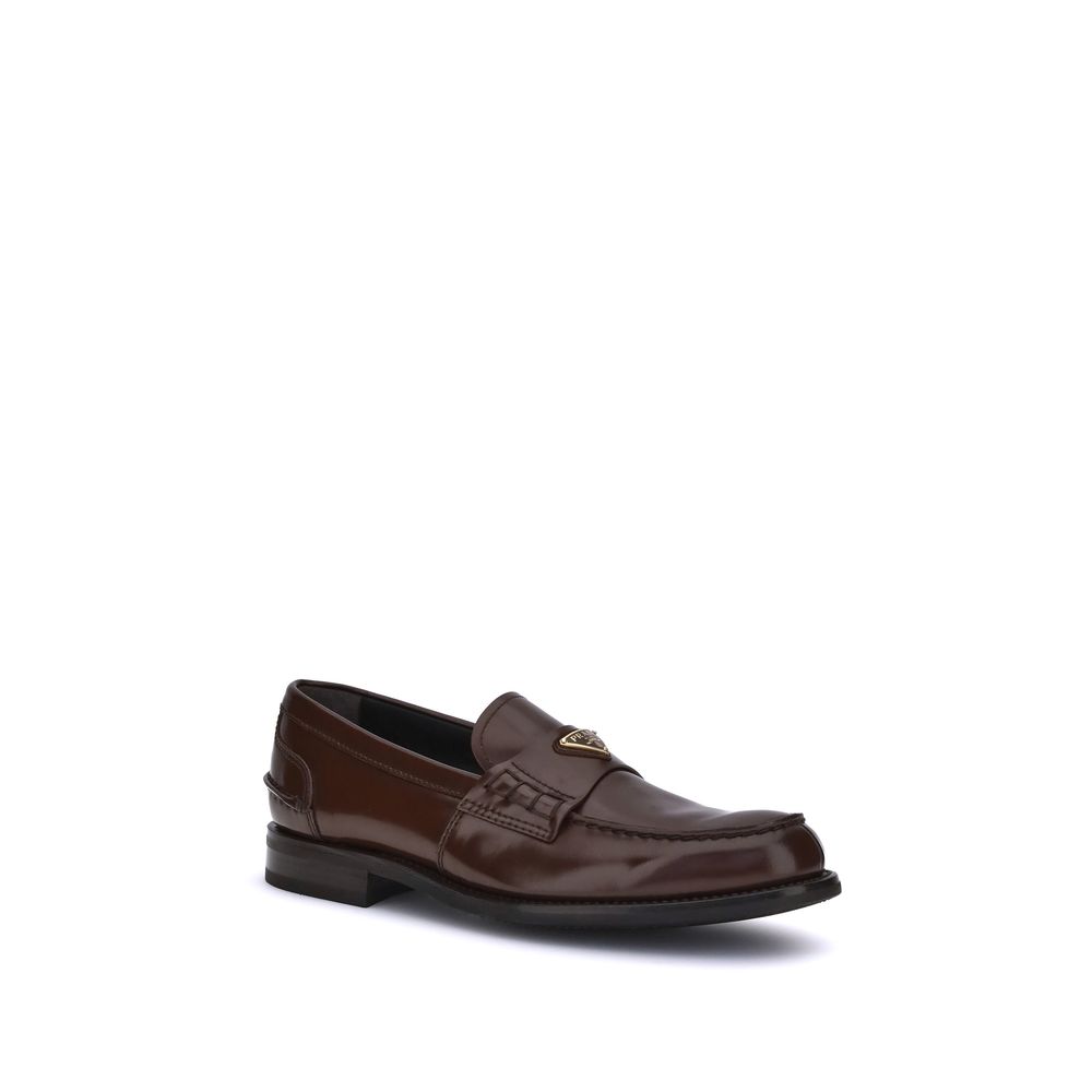 Prada Triangular plaque Loafers Prada