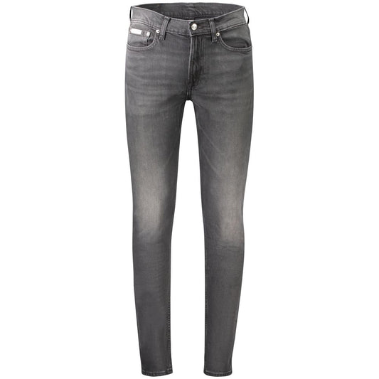 Calvin Klein Black Cotton Men Jeans Calvin Klein