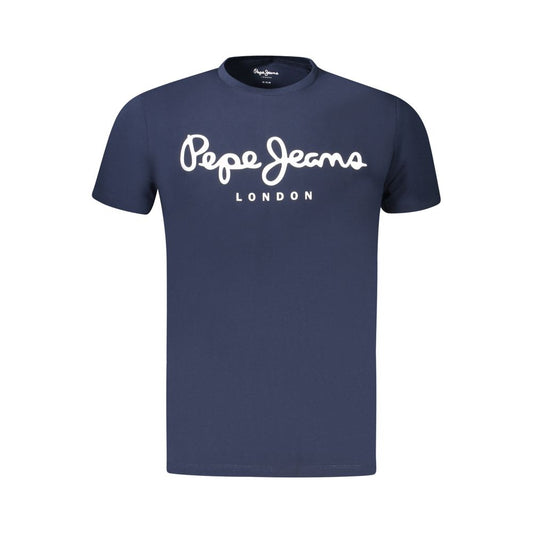 Pepe Jeans Blue Cotton Men T-Shirt Pepe Jeans