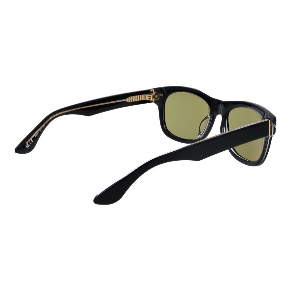 Serengeti black acetate sunglasses with sleek frames and dark lenses, stylish eyewear designed for sun protection.