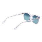 Serengeti transparent acetate sunglasses with round frames and dark tinted lenses, stylish and lightweight for everyday wear.