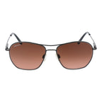 Serengeti gray metal sunglasses with sleek frame and tinted lenses, stylish eyewear for sun protection and fashion.