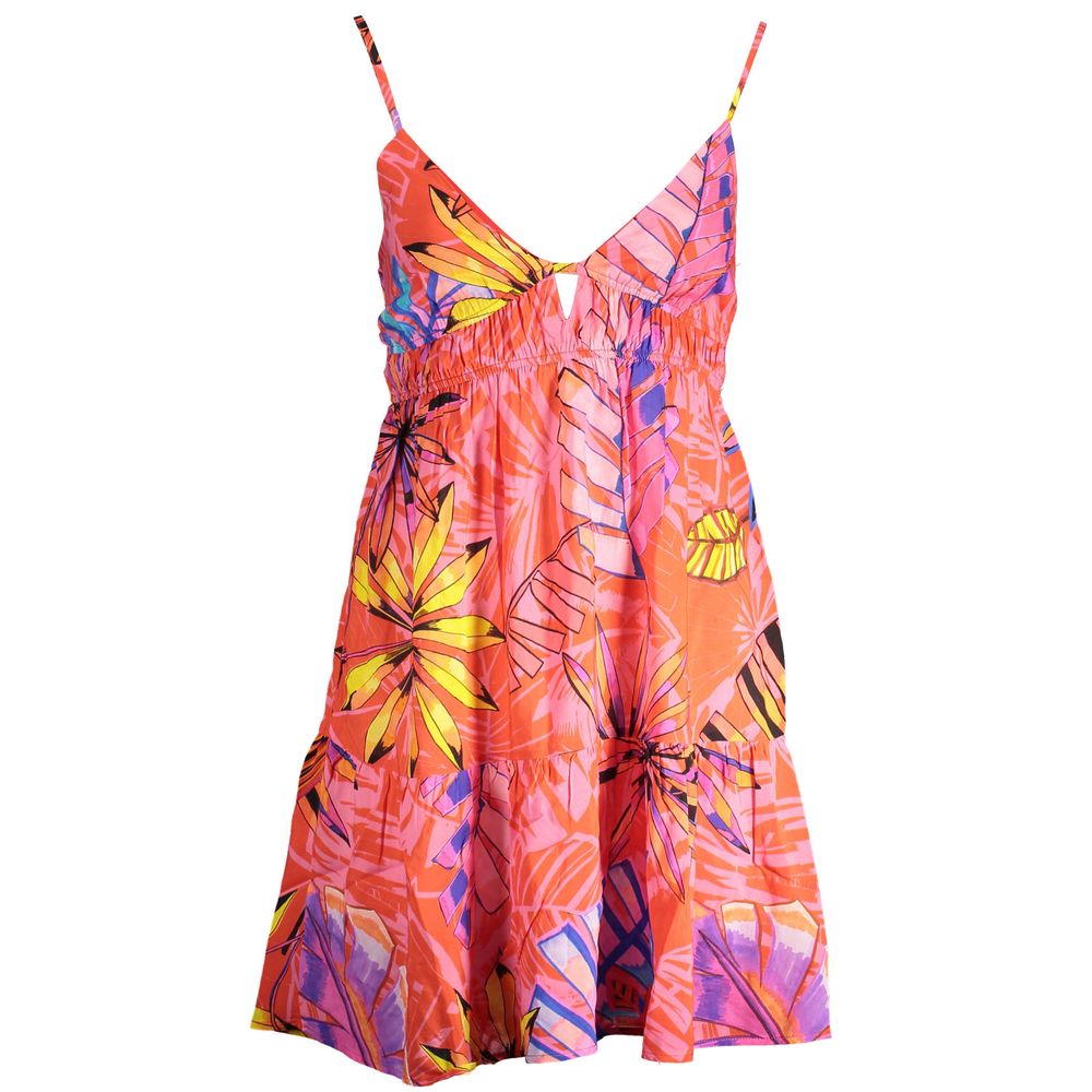 Desigual Rosso Polyester Womens Dress