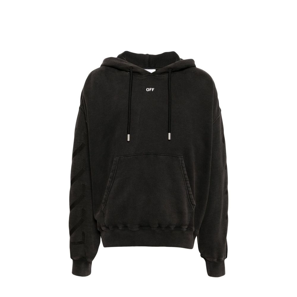 Off-White St. Matthew Over Cotton Hoodie Sweatshirt Off-White