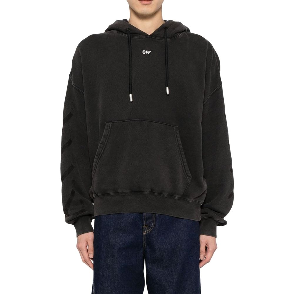 Off-White St. Matthew Over Cotton Hoodie Sweatshirt Off-White