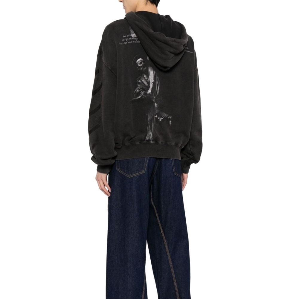 Off-White St. Matthew Over Cotton Hoodie Sweatshirt Off-White