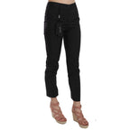 Dolce & Gabbana Polka Dot Slim Capri Trousers Tapered Pants
