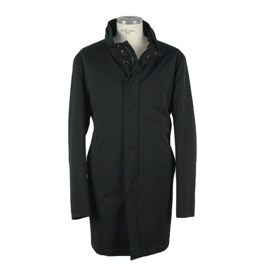 Made in Italy Black Wool Jacket Made in Italy