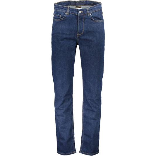 Napapijri Blue Cotton Jeans & Pant Napapijri