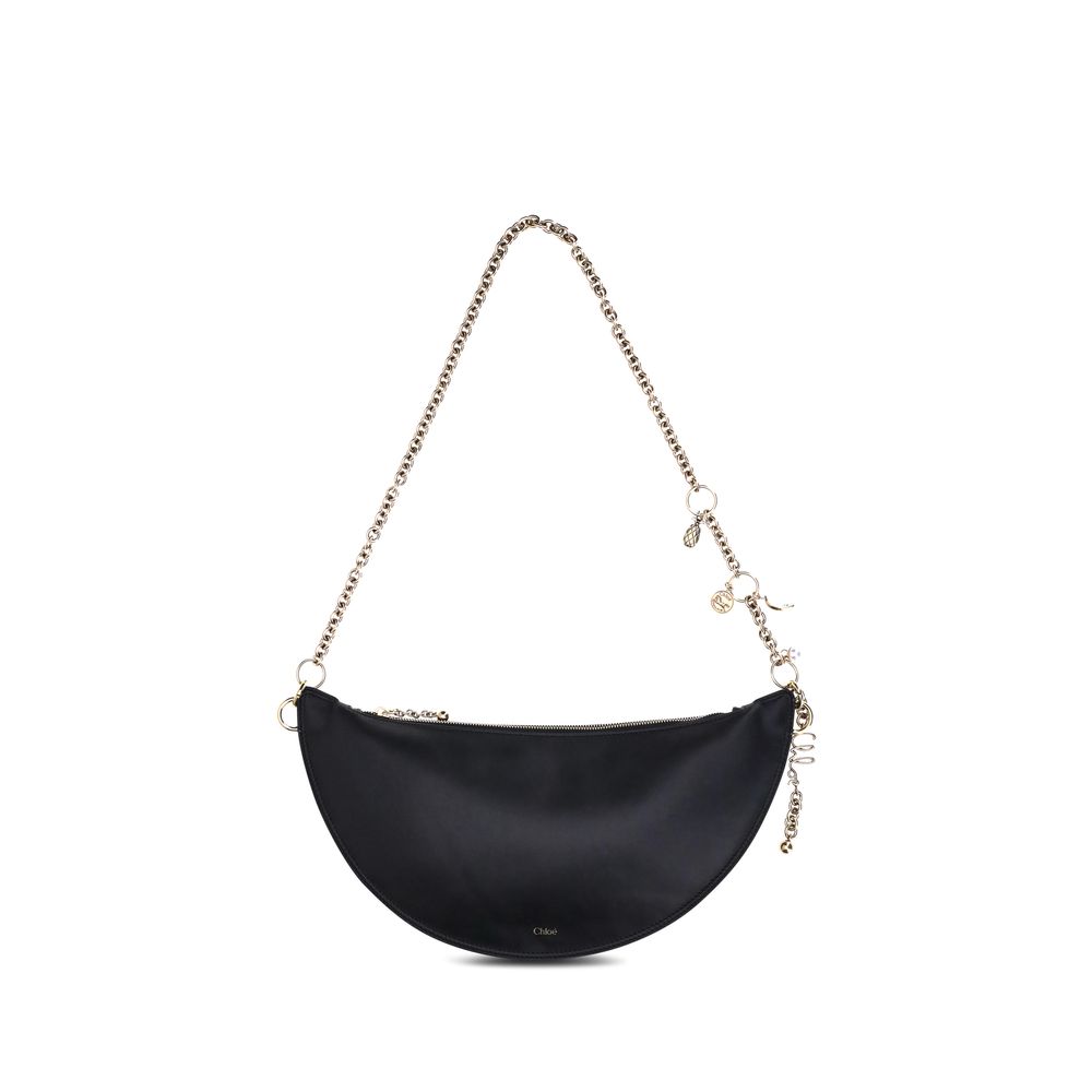 Chloé Black Calf Leather Bos Taurus Shoulder Bag Chloé