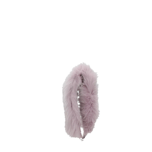 Miu Miu Purple Fur Shoulder Bags Miu Miu