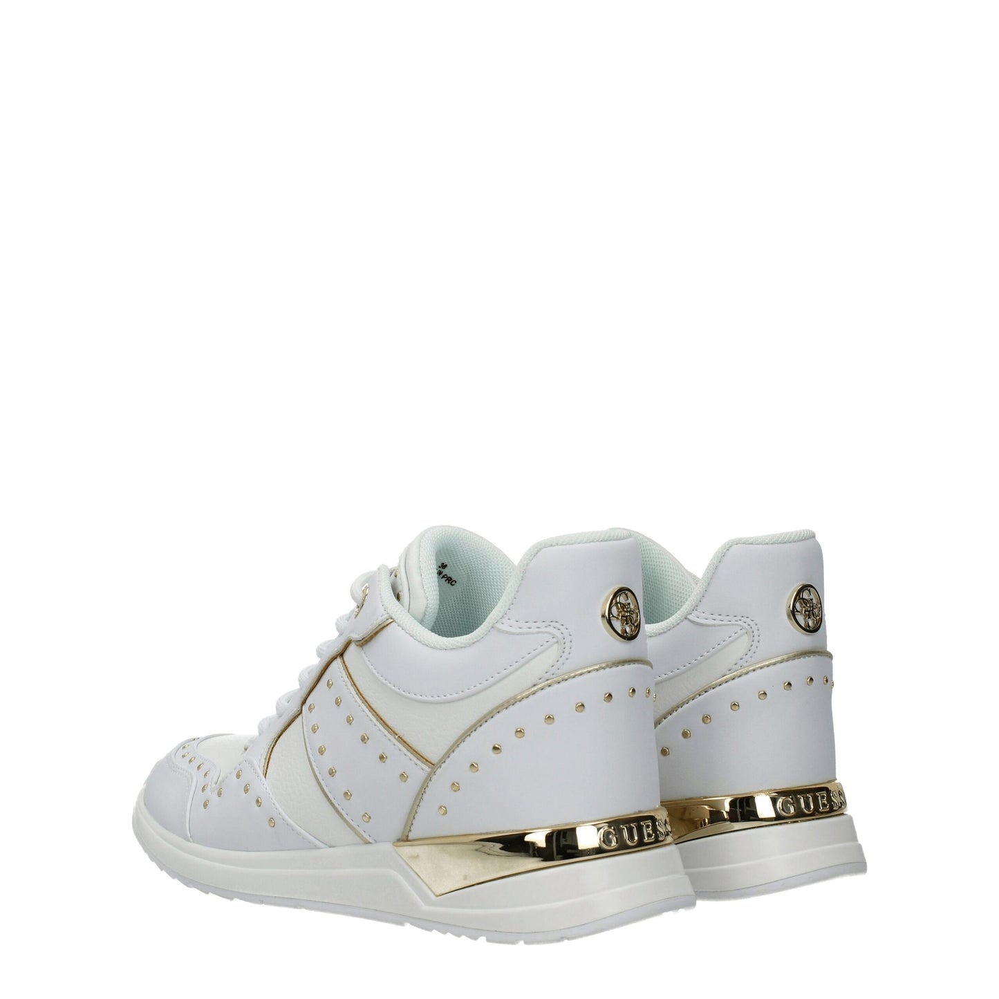 Guess White Polyethylene Sneakers Guess