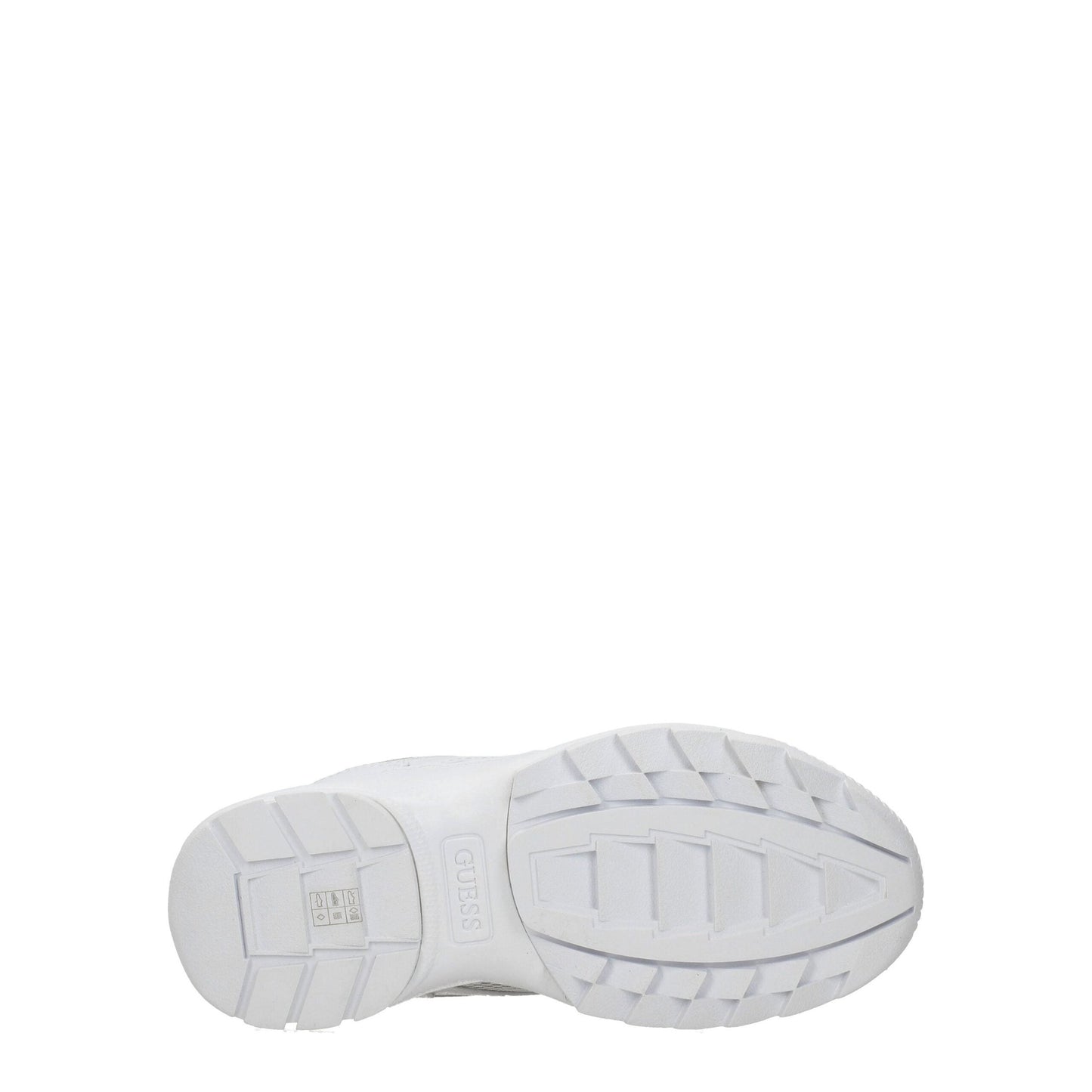 Guess White Polyethylene Chunky Sneakers Guess