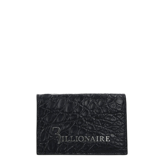 Billionaire Italian Couture Blue Crocodile Cardholders Billionaire Italian Couture