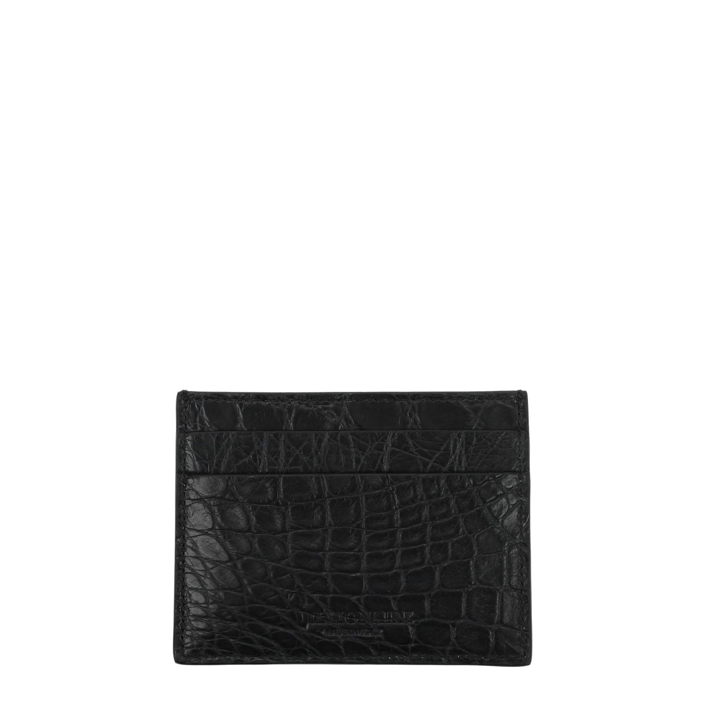 Billionaire Italian Couture Black Crocodile Cardholders Billionaire Italian Couture