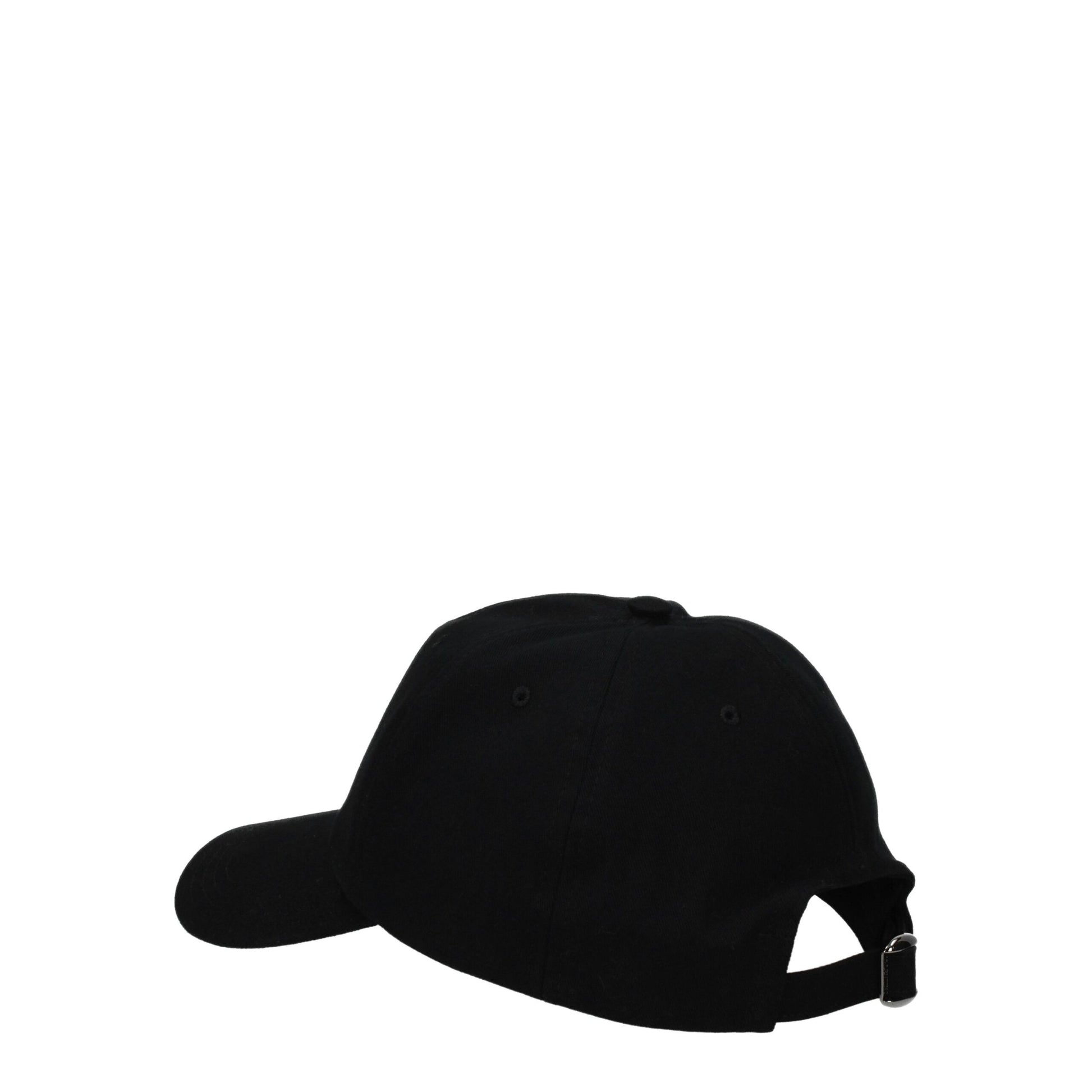 Valentino Garavani Black Cotton Caps Baseball Hat Valentino Garavani