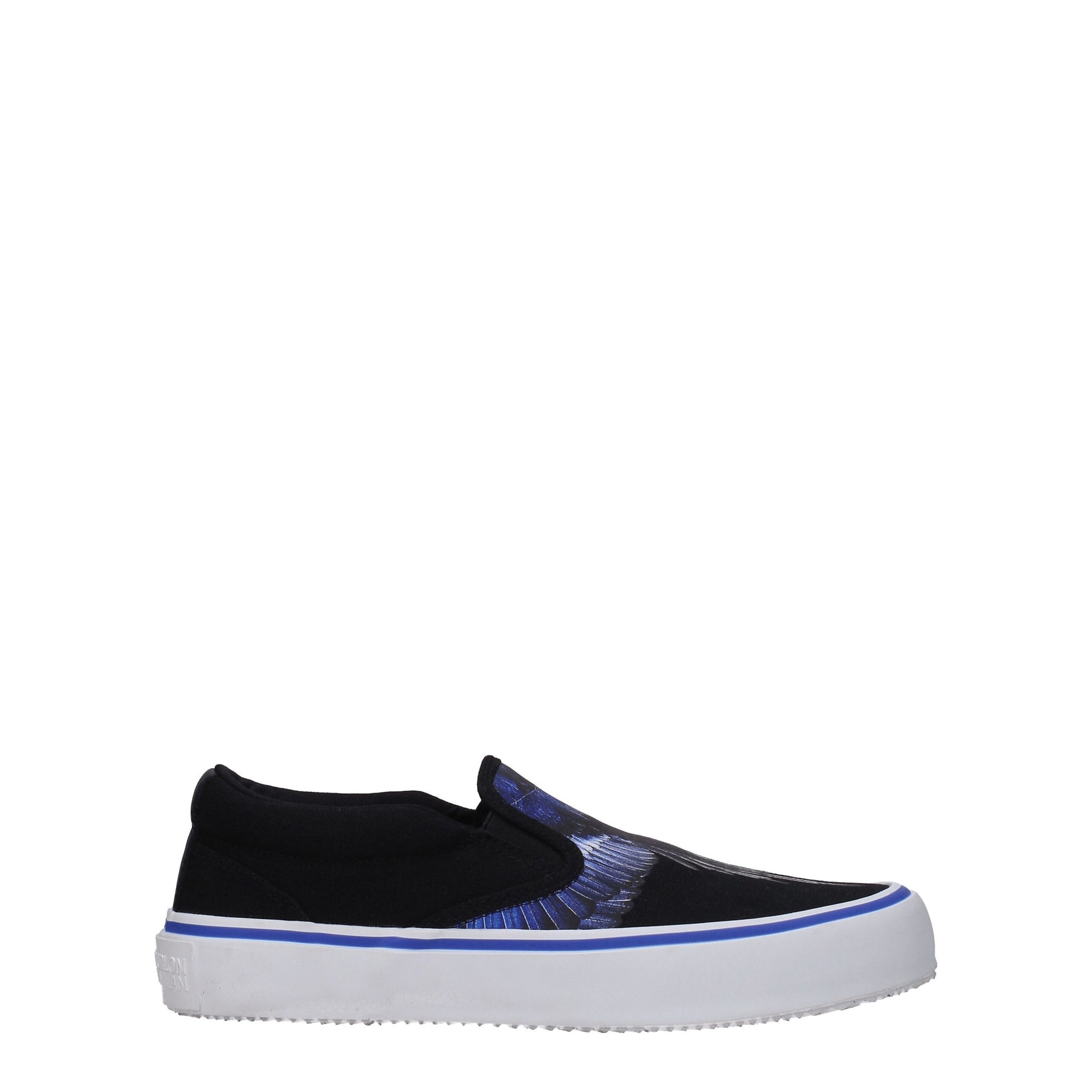 Marcelo Burlon Black Fabric Slip-On Loafers Marcelo Burlon