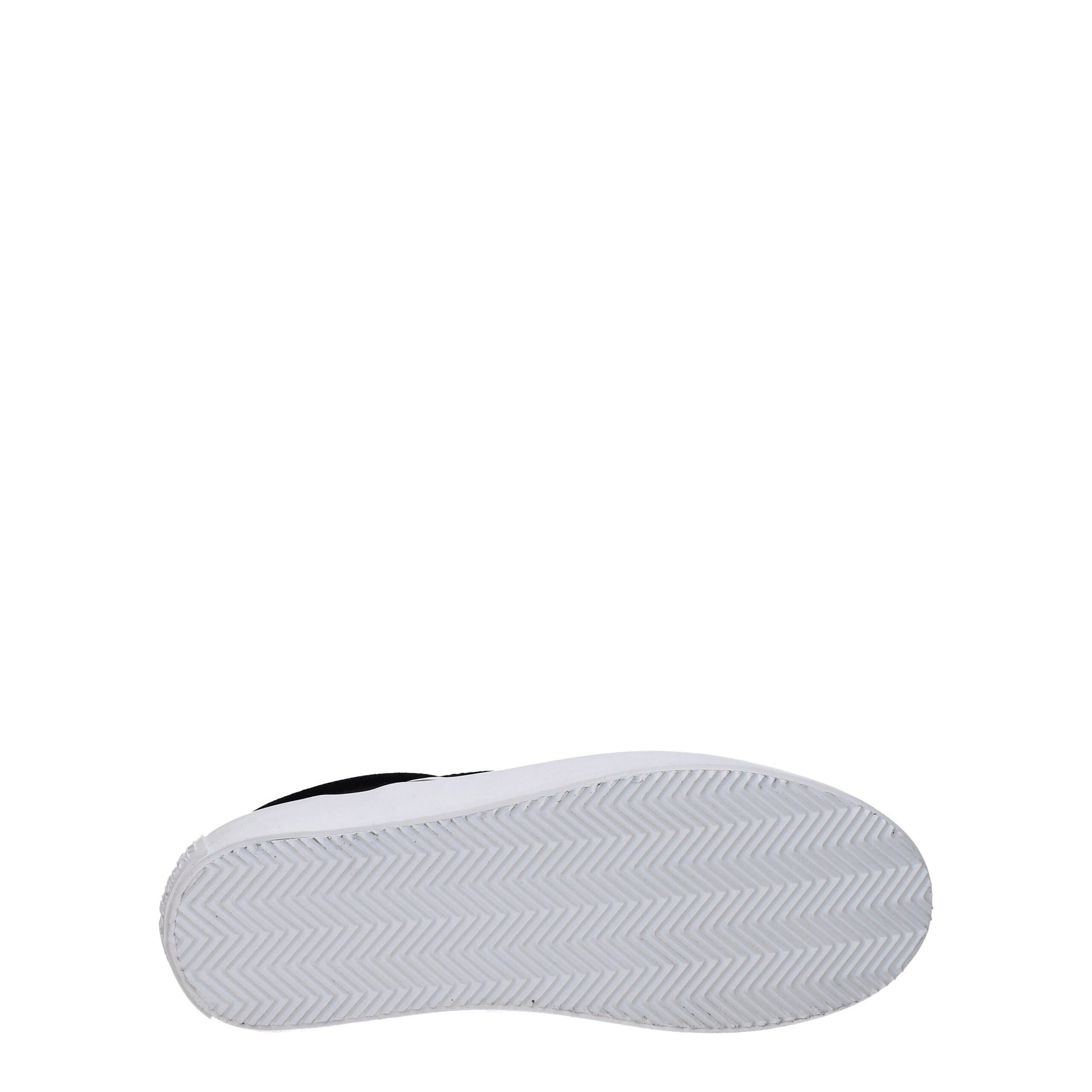 Marcelo Burlon Black Fabric Slip-On Loafers Marcelo Burlon