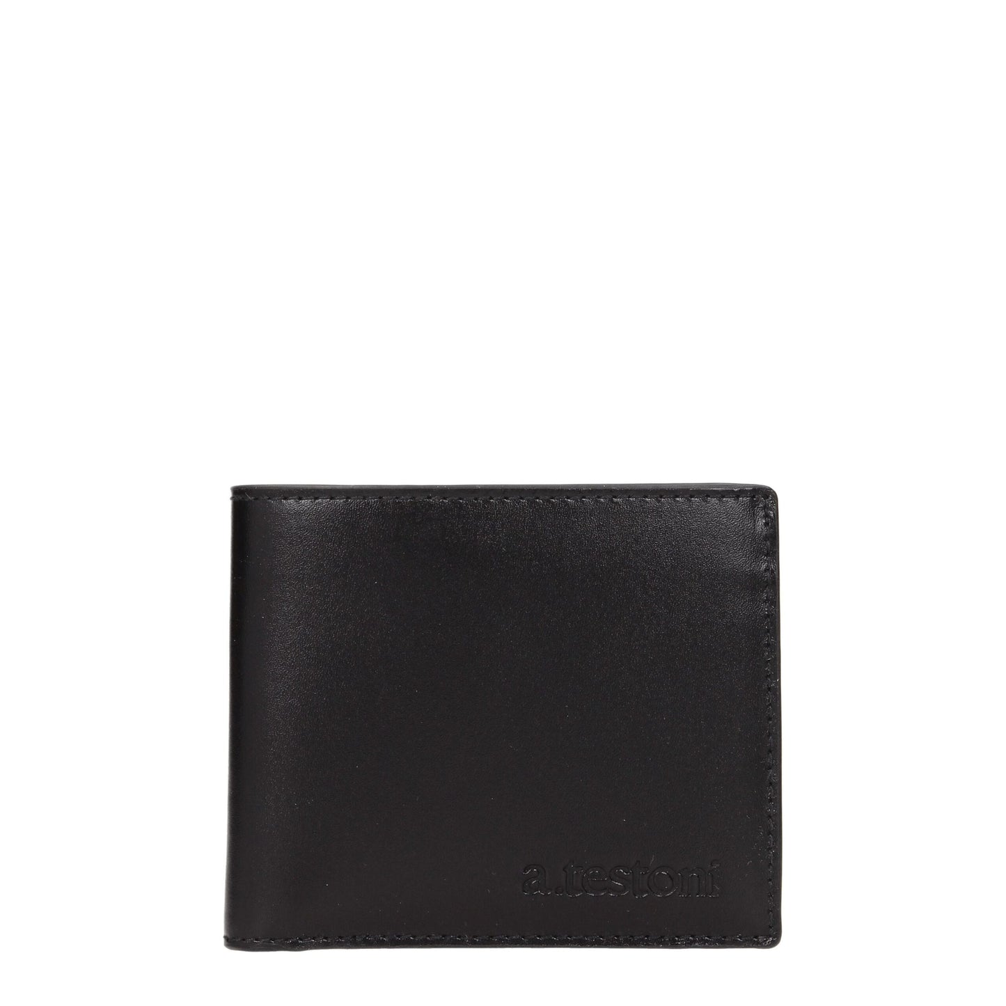 Testoni Black Leather Wallets Testoni