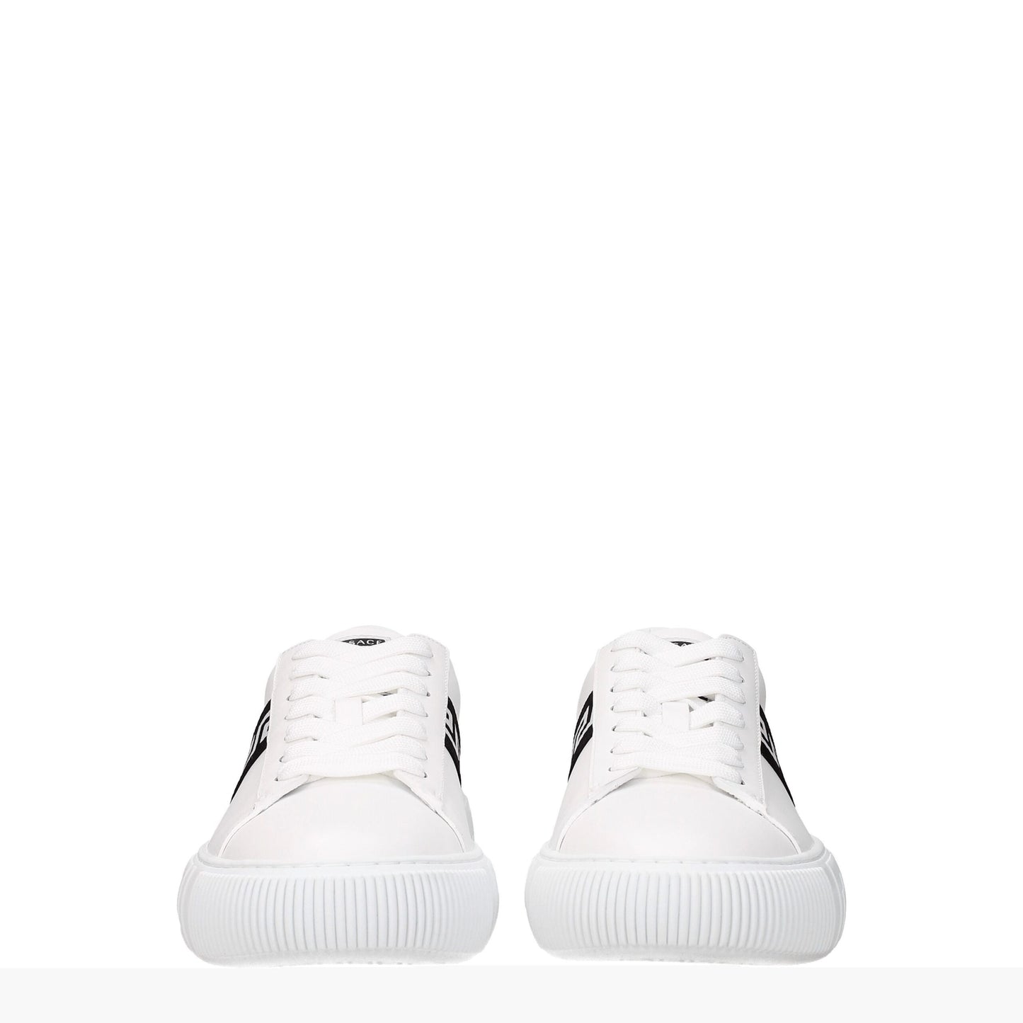 Versace White Leather Sneakers Versace