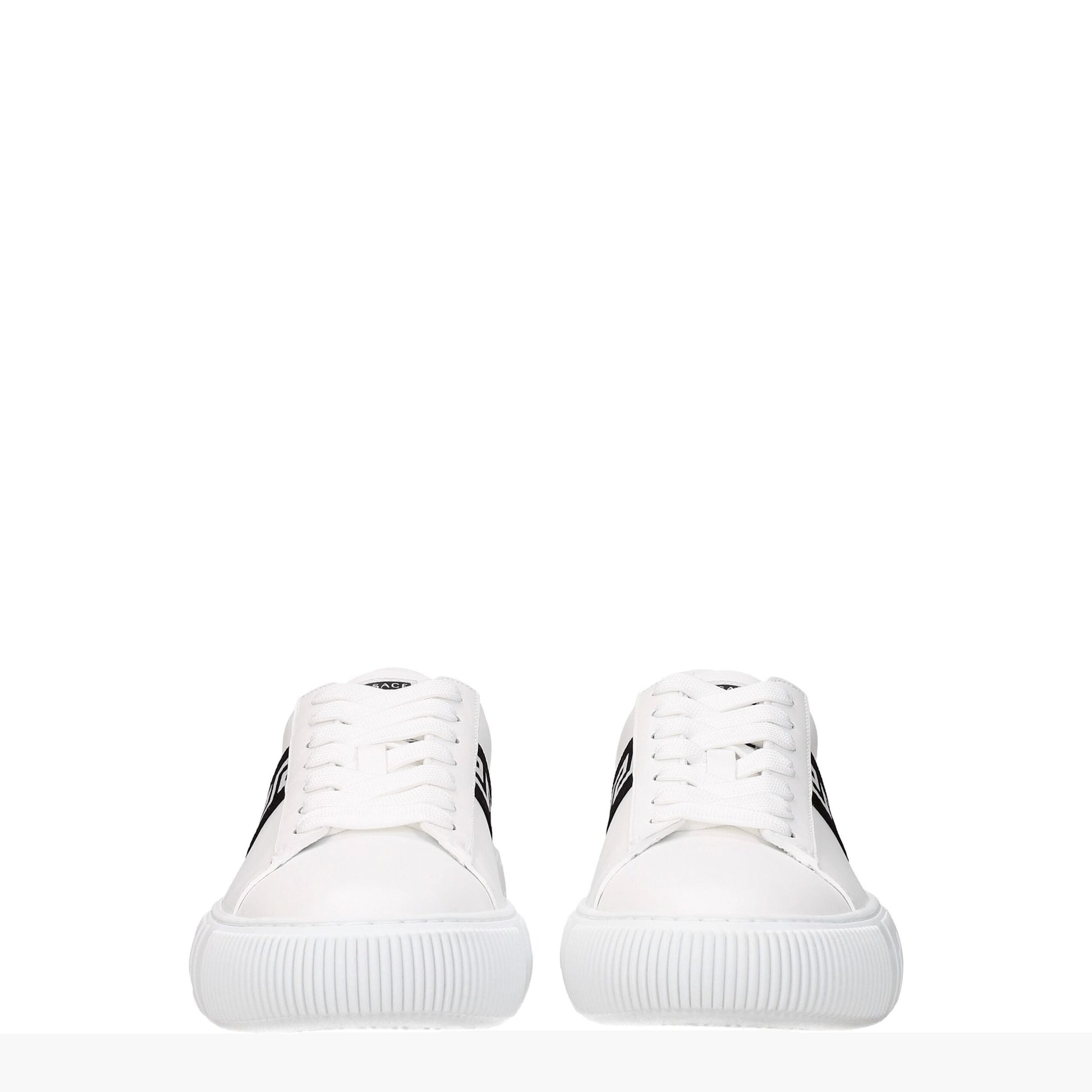 Versace White Leather Sneakers Versace