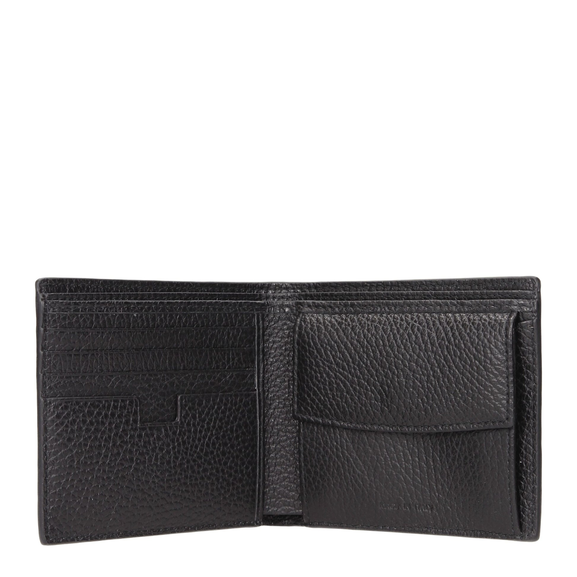 Testoni Black Leather Wallets Testoni