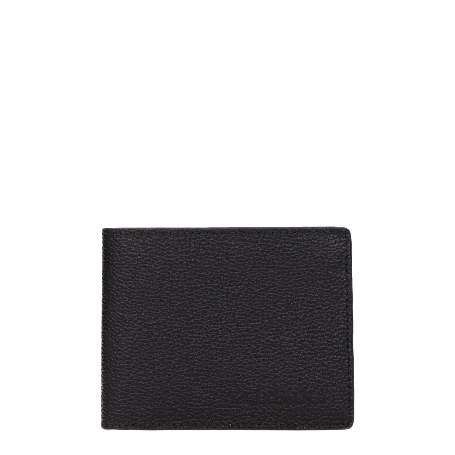 Testoni Black Leather Wallets Testoni