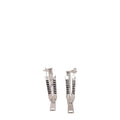 Marc Jacobs Gray Silver Earrings Marc Jacobs
